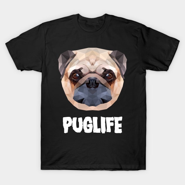 pug life gift for pug owners T-Shirt by BadDesignCo